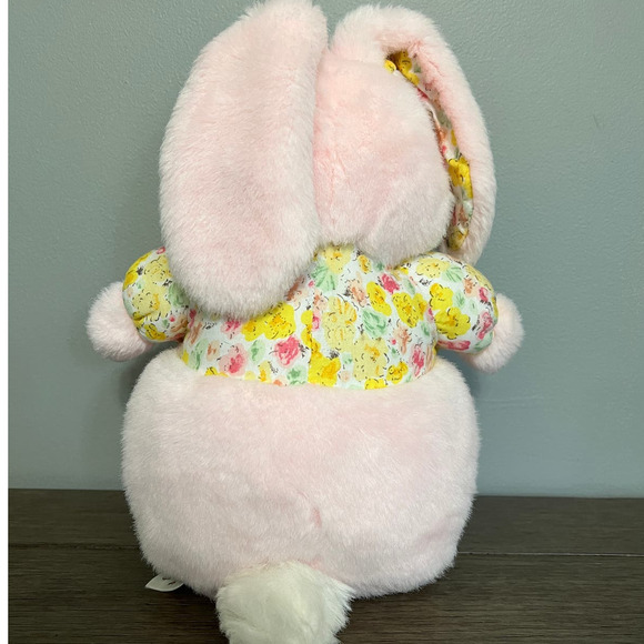 America Wego Bunny Rabbit Pink Plush Floppy Ears Easter Stuffed Animal Toy - Picture 3 of 5